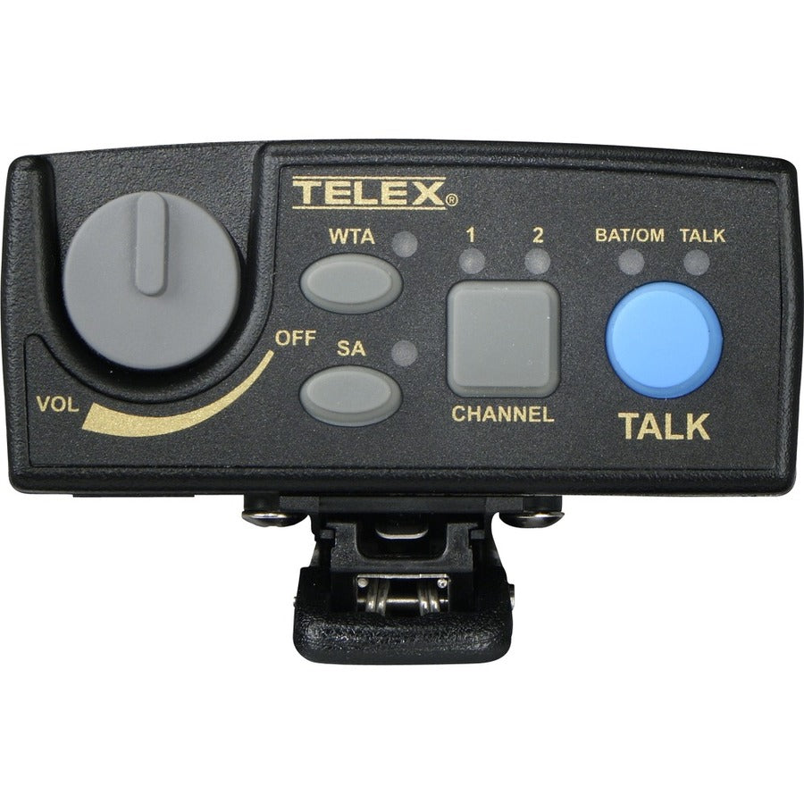 RTS UHF Narrow Band Synthesized Wireless Intercom 2CH Portable Beltpac ...