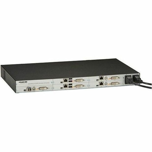 Black Box 6-Port DKM Modular Card Chasis with Redundant Power Option a ...