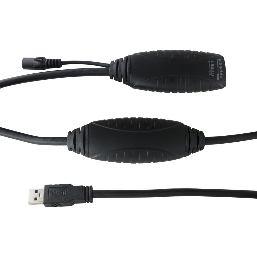 Plugable 10 Meter (32 Foot) USB 3.0 Active Extension Cable with AC Pow ...
