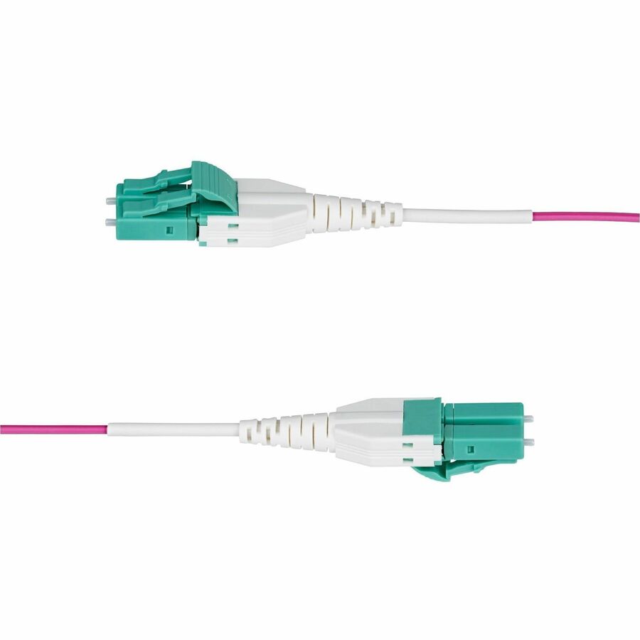 StarTech.com 3m (10ft) LC to LC (UPC) OM4 Multimode Fiber Optic Cable ...