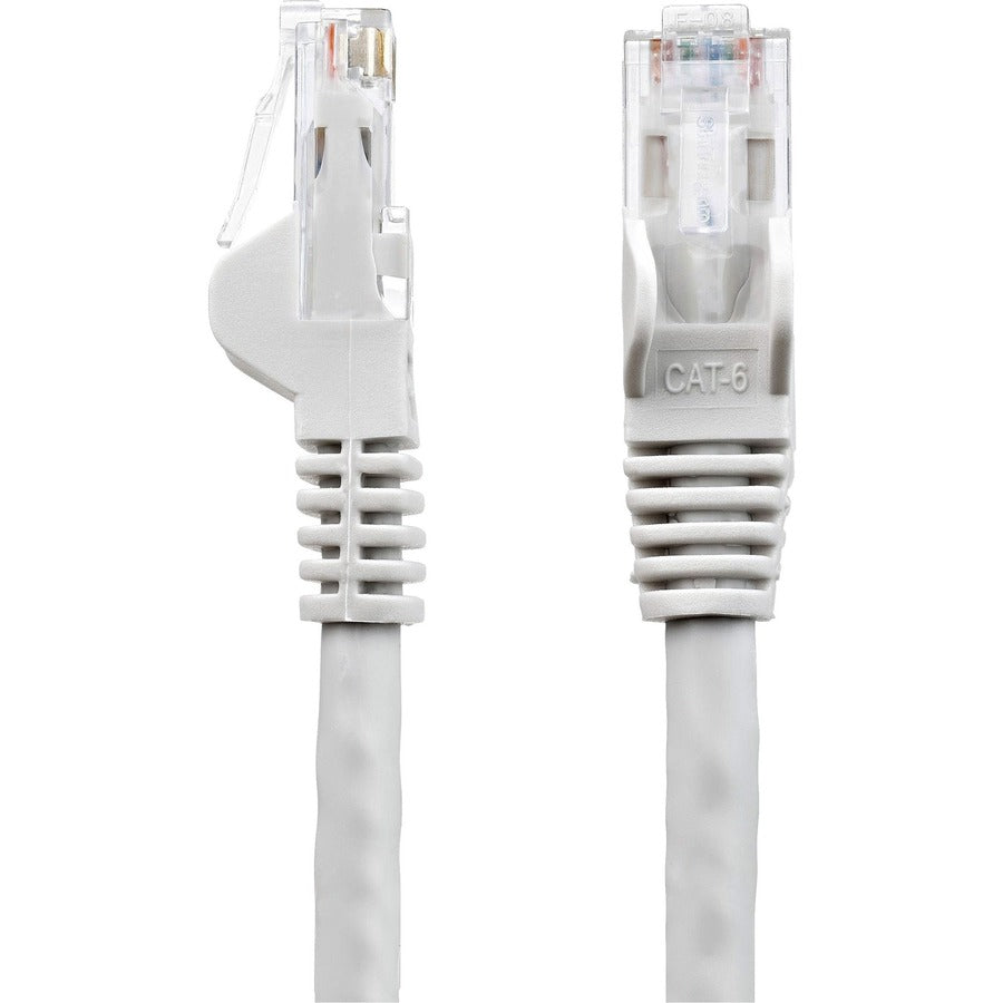 StarTech.com 14ft CAT6 Ethernet Cable - Gray Snagless Gigabit - 100W P ...