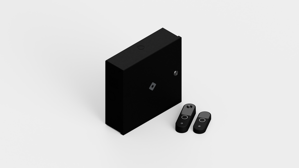Rhombus Access Control Hardware, including the DC20, DR20, and DR40 Door Controller and Readers.