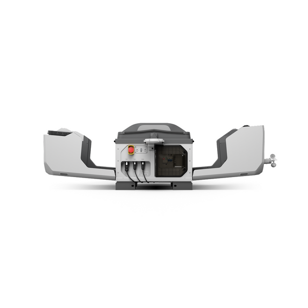 Robotic arm or exoskeleton on a white background
