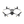 Black drone with yellow propellers on a white background