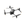 Black and gray drone with four propellers on a white background