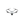 White drone with black propellers on a white background