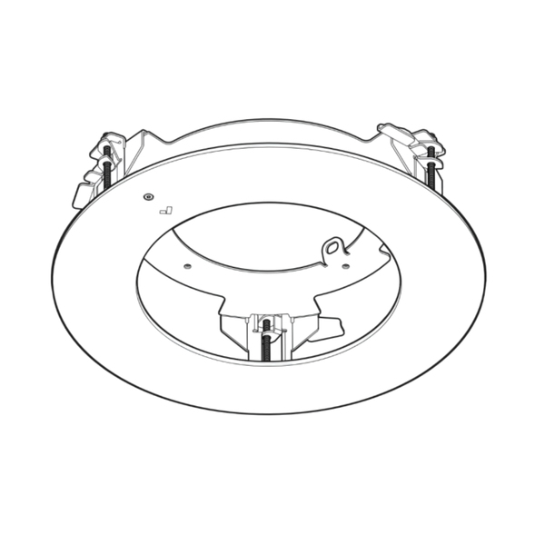 Verkada ACC-MNT-HREC-1 Four-Camera Multisensor Recess Ceiling Mount on white background