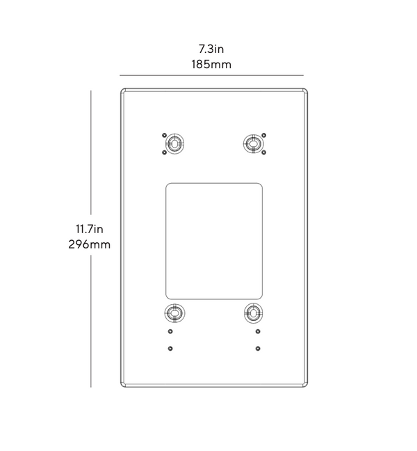 Verkada ACC-INT-TRIM-1 TD53/TD63 Trim Plate