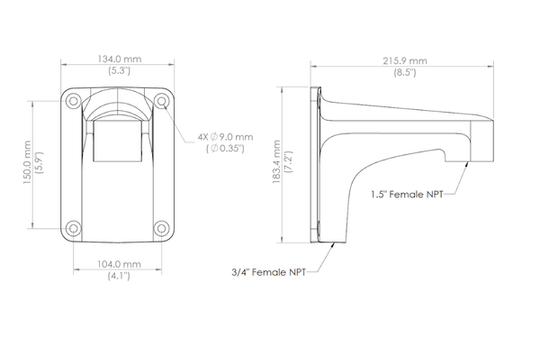 Verkada Large Arm Mount - LTT Partners